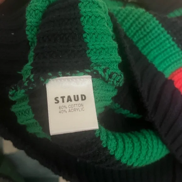 STAUD Multicolor Striped Knit Sweater - Picture 10 of 10